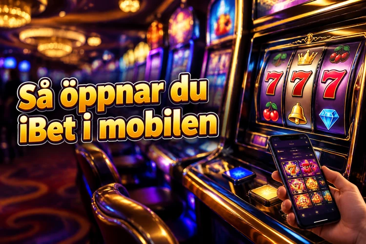 Så öppnar du iBet i mobilen